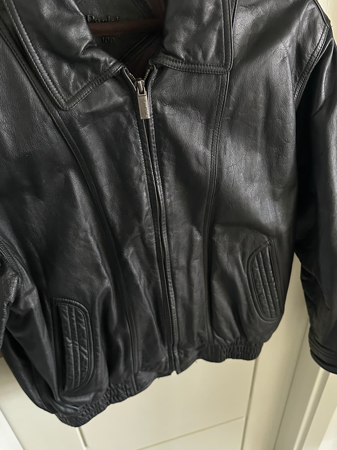 Parkland 카우하이드 레더 집업 자켓  상품이미지2