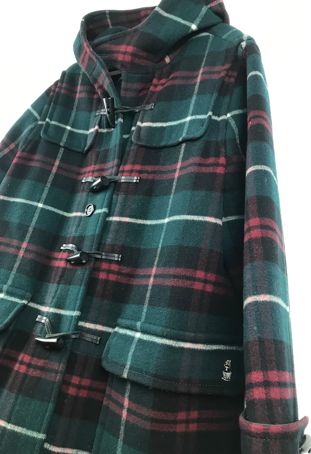 티니위니 체크 떡볶이코트 자켓 더플코트 duffle coat green 상품이미지2