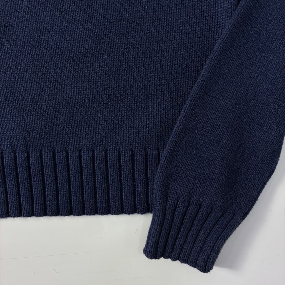 Polo  폴로 랄프로렌 코튼 크레스크 패치 네이비 니트   상품이미지4