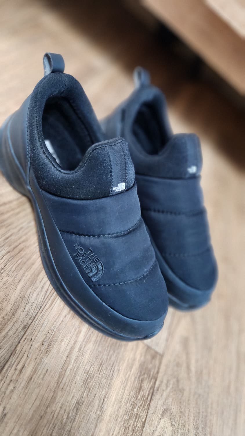 # 노스페이스 정품 여성 패딩 방한화 급처 / 슬립온 뮬 따뜻한 신발 상품이미지5