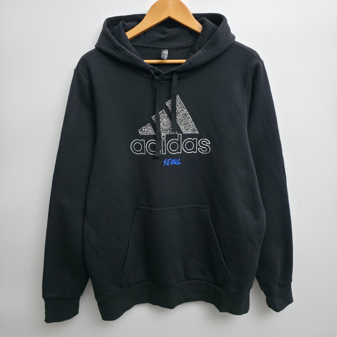[XXL] 아디다스 서울 후드티 블랙 상품이미지1