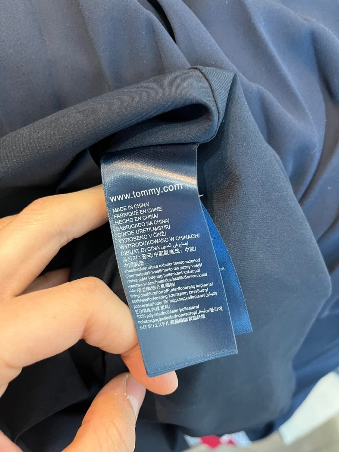 타미힐피거 플리츠 스커트 치마 네이비 상품이미지5