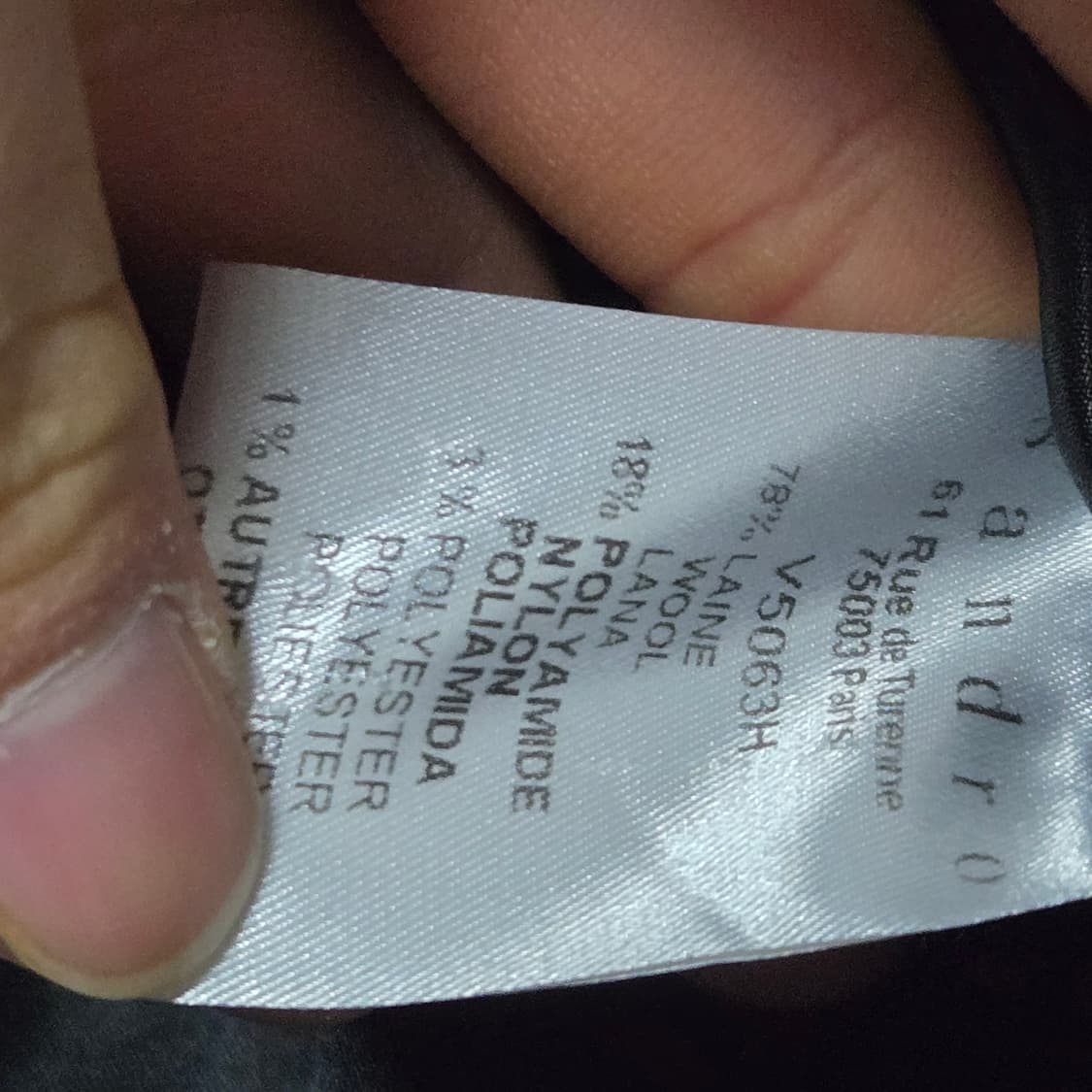 산드로 울 더블 자켓 / 여성 자켓/ 여자 자켓  상품이미지3