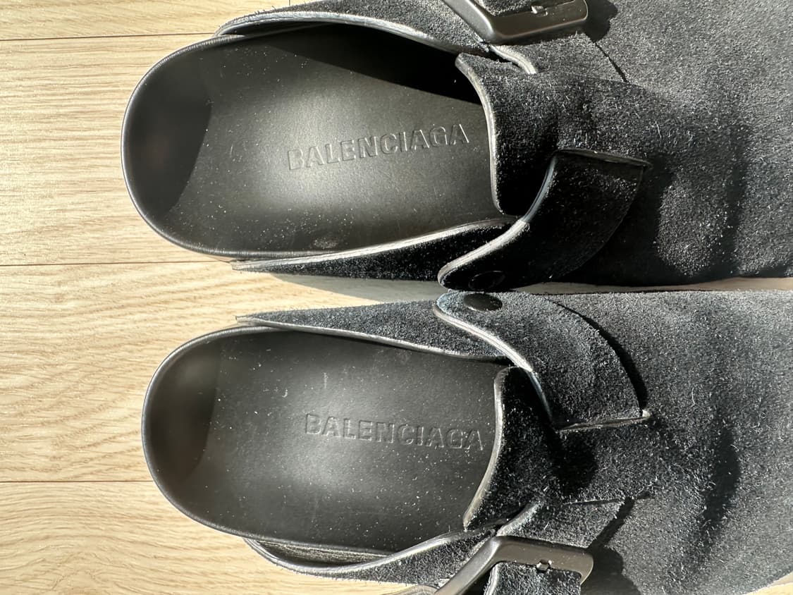 발렌시아가 블랙 스웨이드 선데이 뮬 41 상품이미지5