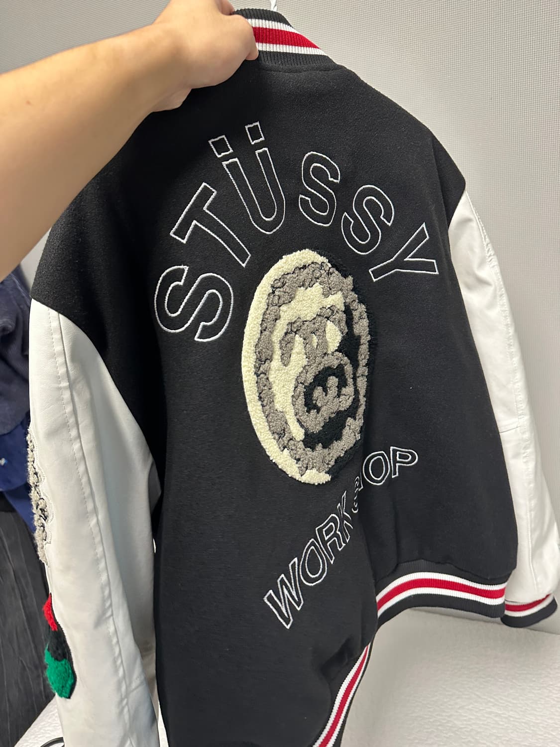 급처] 스투시 아워레가시 데님티어스 바시티 L 극미중고 싸게 판매!!! 상품이미지3