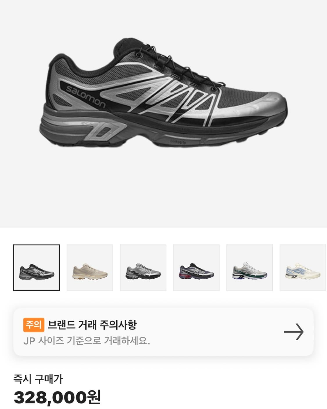 살로몬 XT-Wings 2 Silver  265 상품이미지1