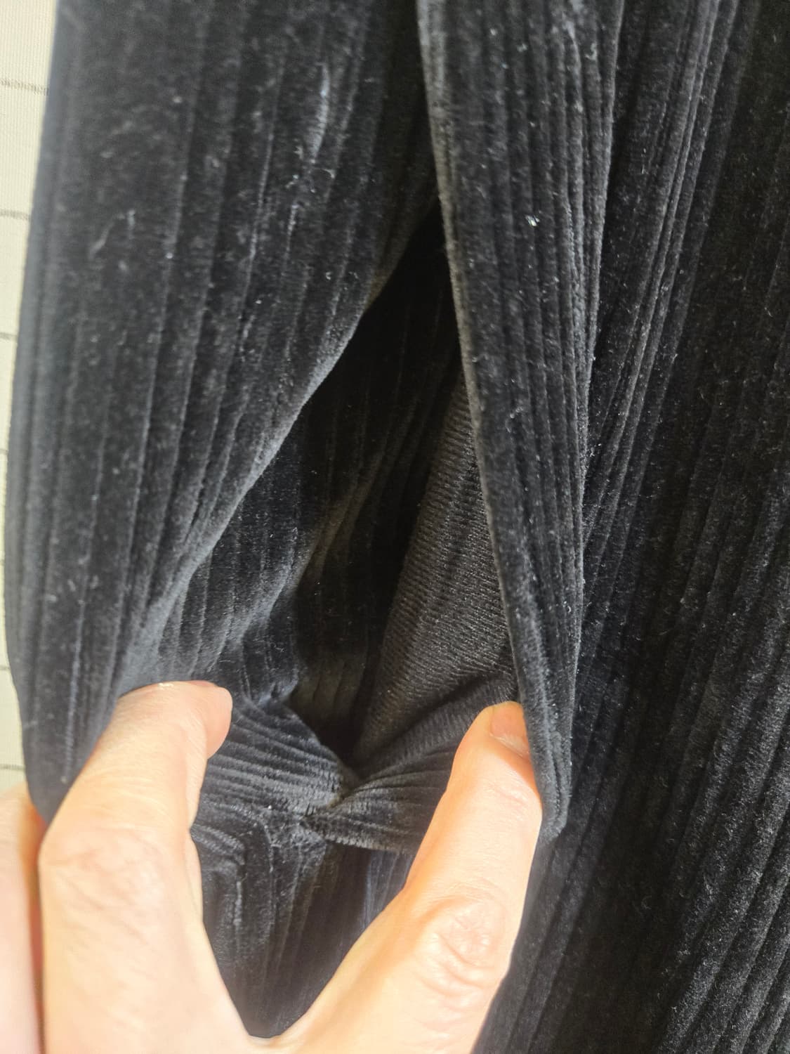 코닥 벨벳 코듀로이 조거팬츠 블랙 상품이미지4