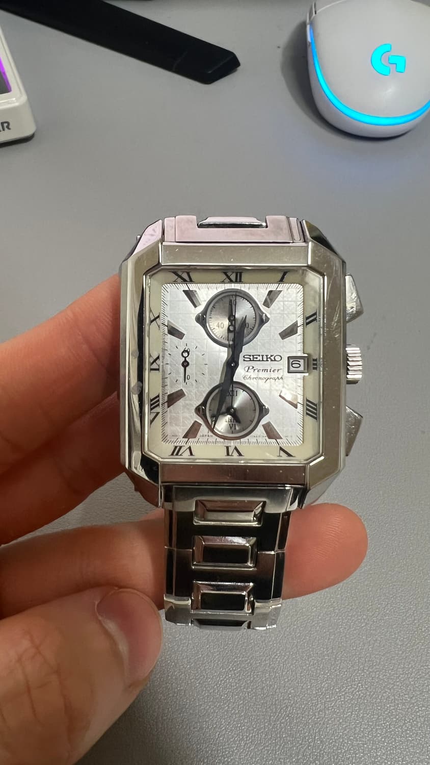 세이코 프리미어 사각 쿼츠 SNA741P1 상품이미지1