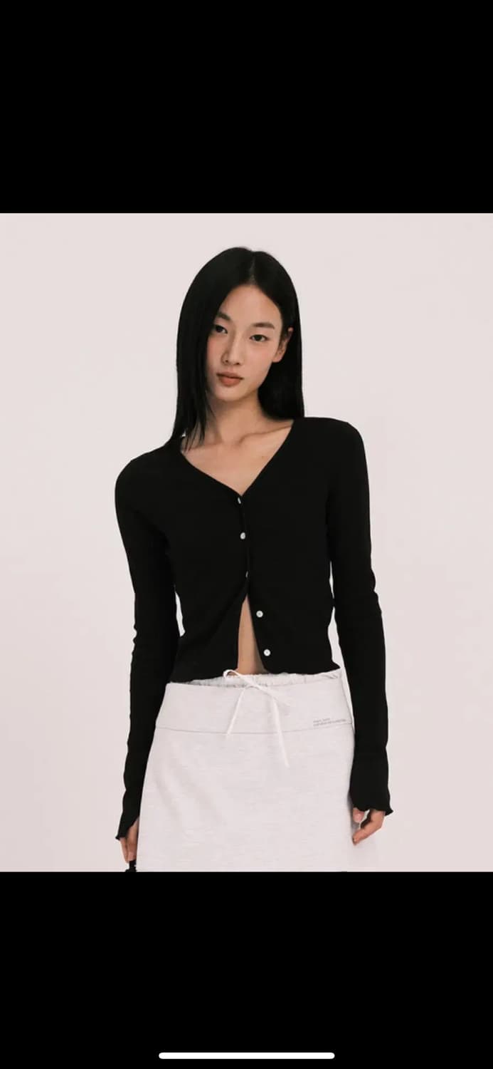 GRVB_V-neck Cardigan Grove 그로브 가디건 상품이미지1