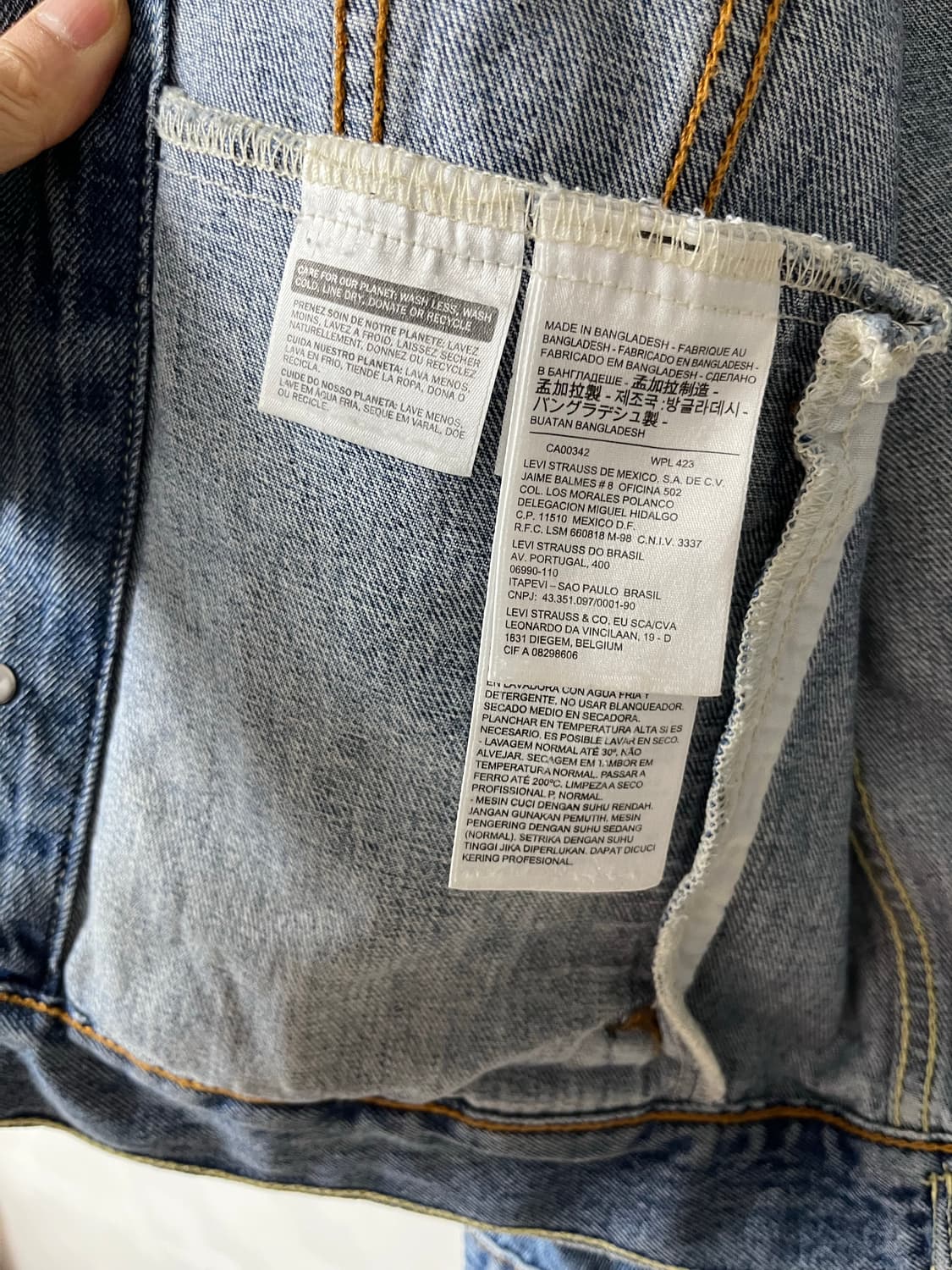 리바이스 청자켓 M 상품이미지9