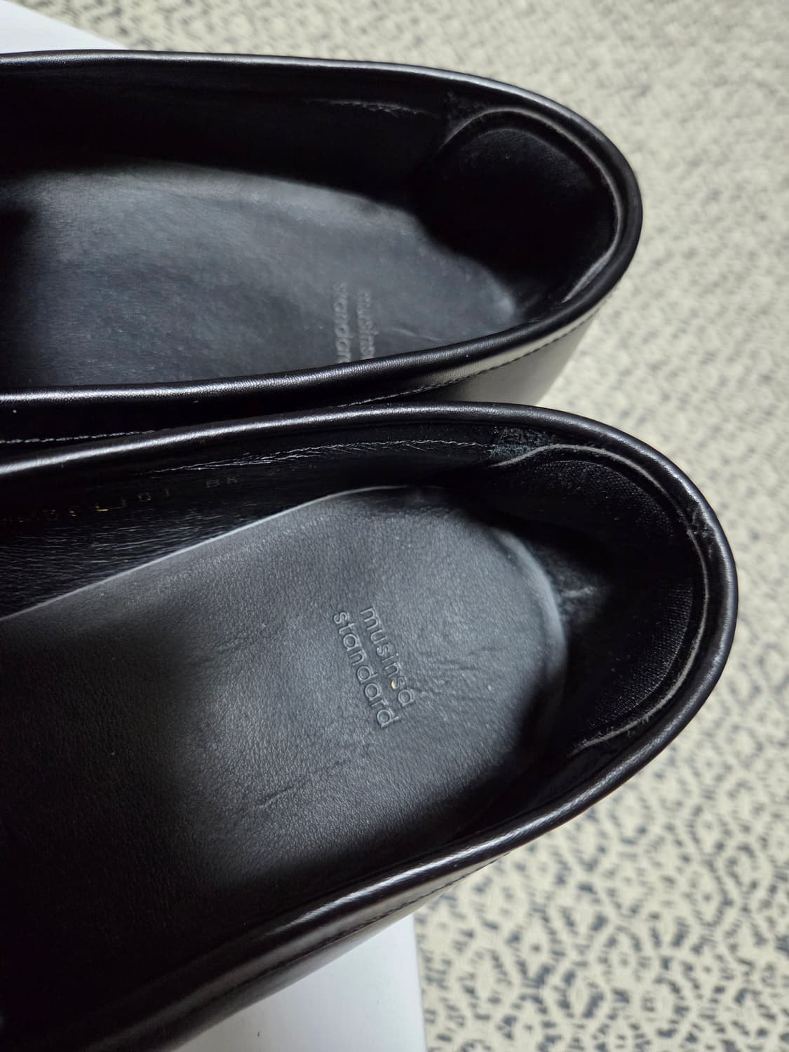 무신사 스탠다드 페니 로퍼 블랙 275 상품이미지4