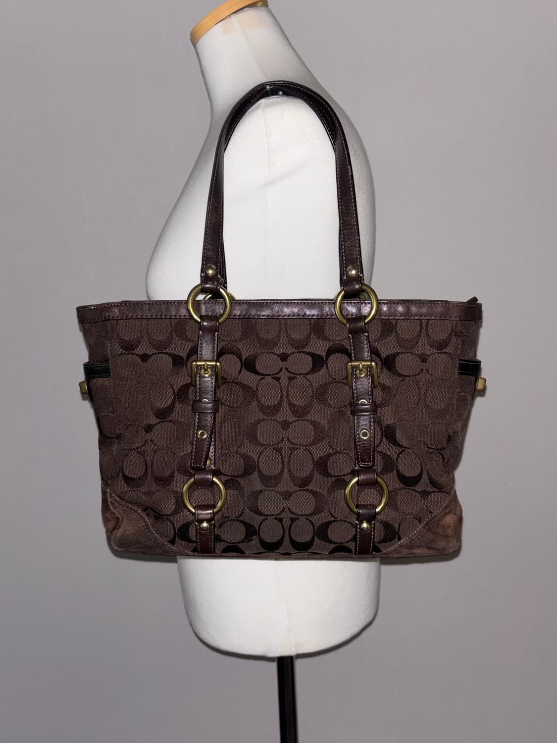 Coach vintage brown shoulder bag 상품이미지5