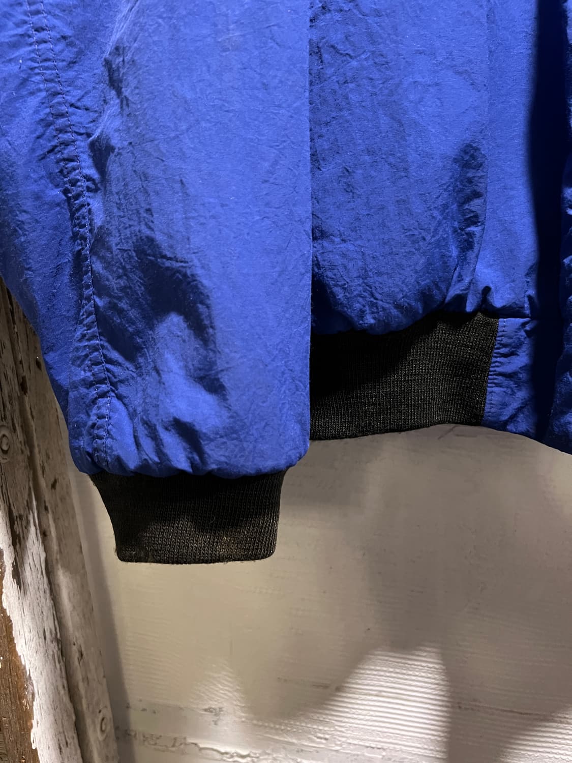 [L]90's 노스페이스 Made in USA 블루 나일론 웜업 자켓 상품이미지5