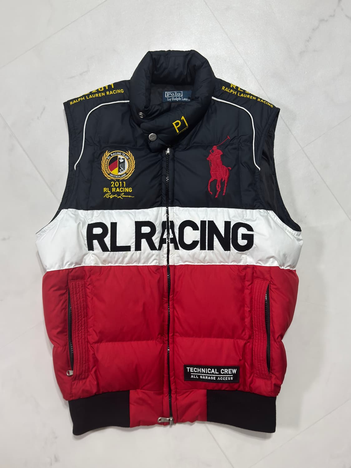 폴로 랄프로렌 RACING 2WAY 빅포니 패딩조끼 상품이미지2