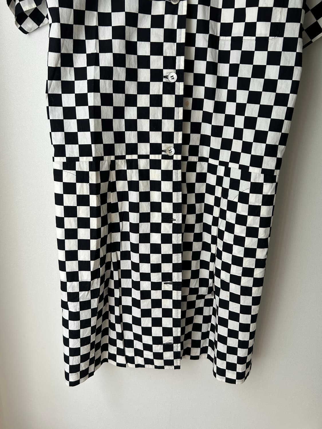 Comme des garcons 꼼데가르송 체스 셔츠 원피스 상품이미지4