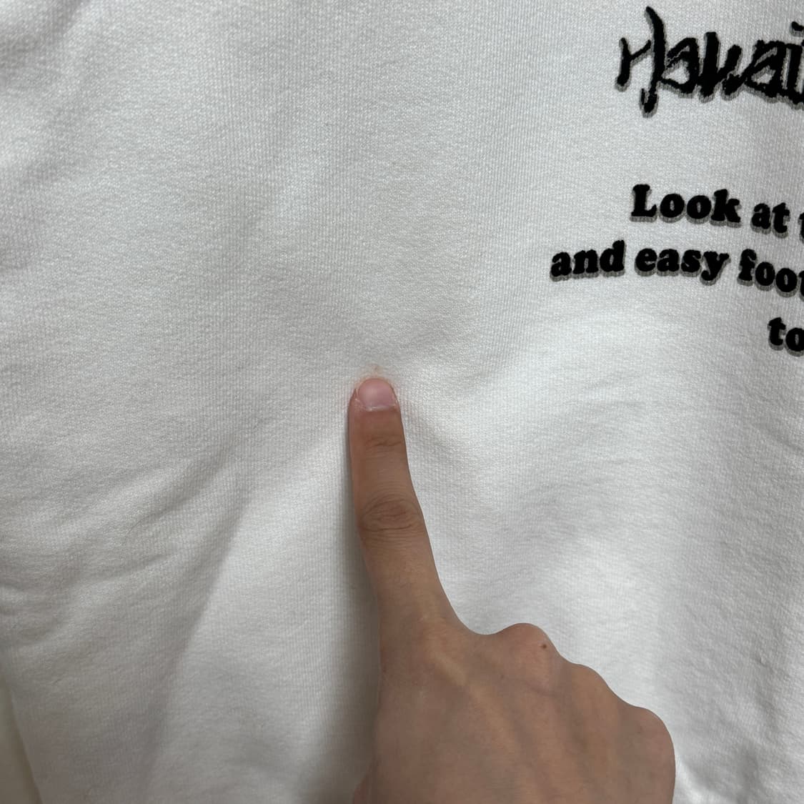 PIKO 피코 화이트 맨투맨 티셔츠 상품이미지5