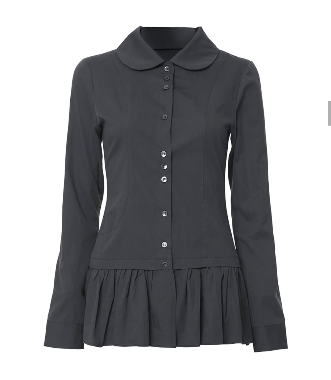 플레어업 Dani Frill Shirts (FL-188_Charcoal) 상품이미지1