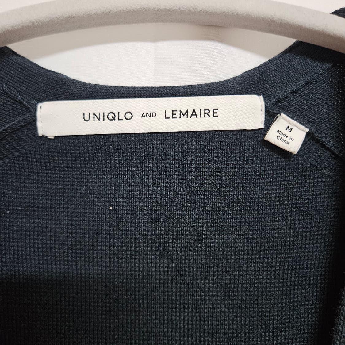 M 유니클로 르메르 U넥 크롭 니트 상품이미지3