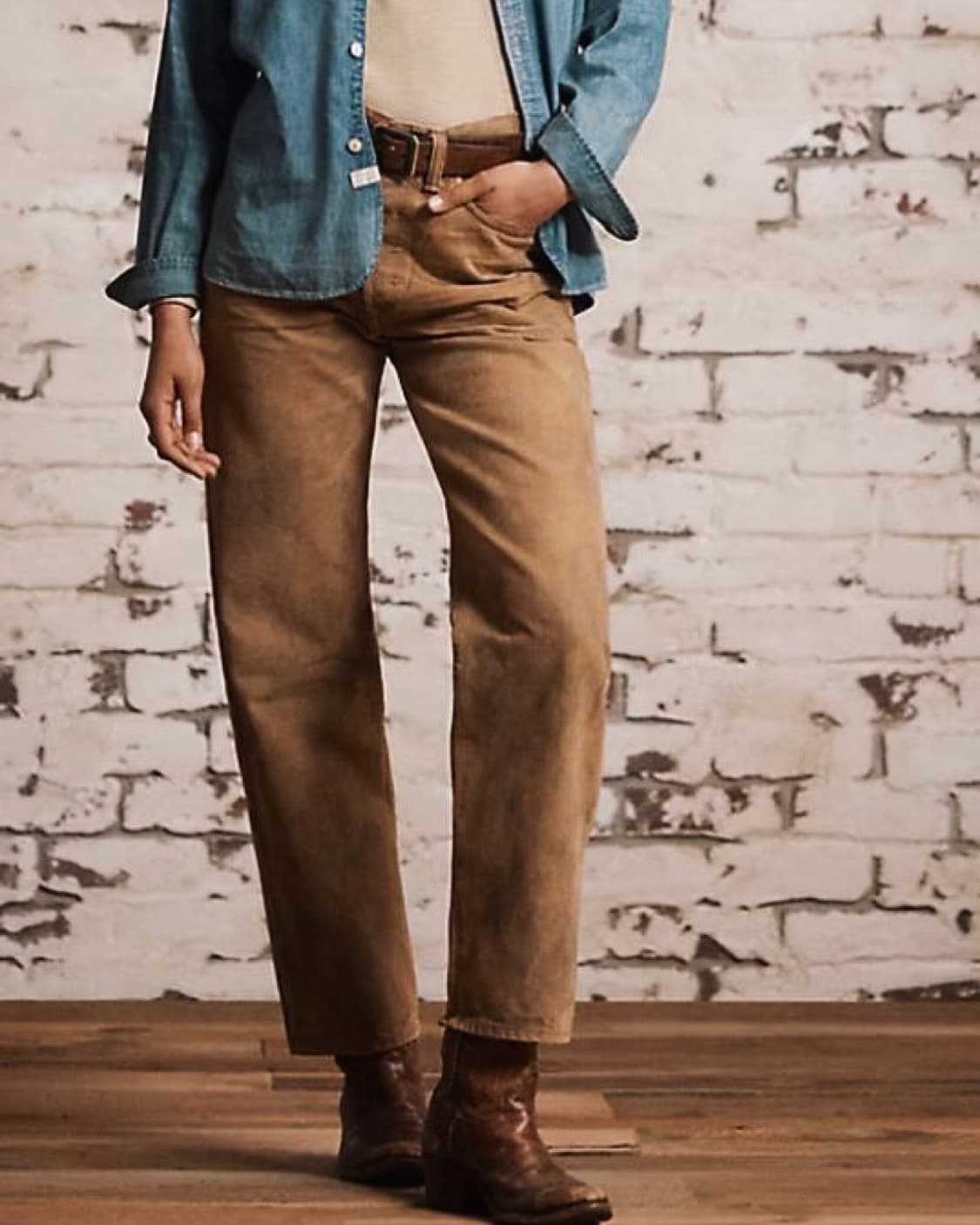 R.R.L 하이 보이 핏 탄 진스 29 상품이미지10