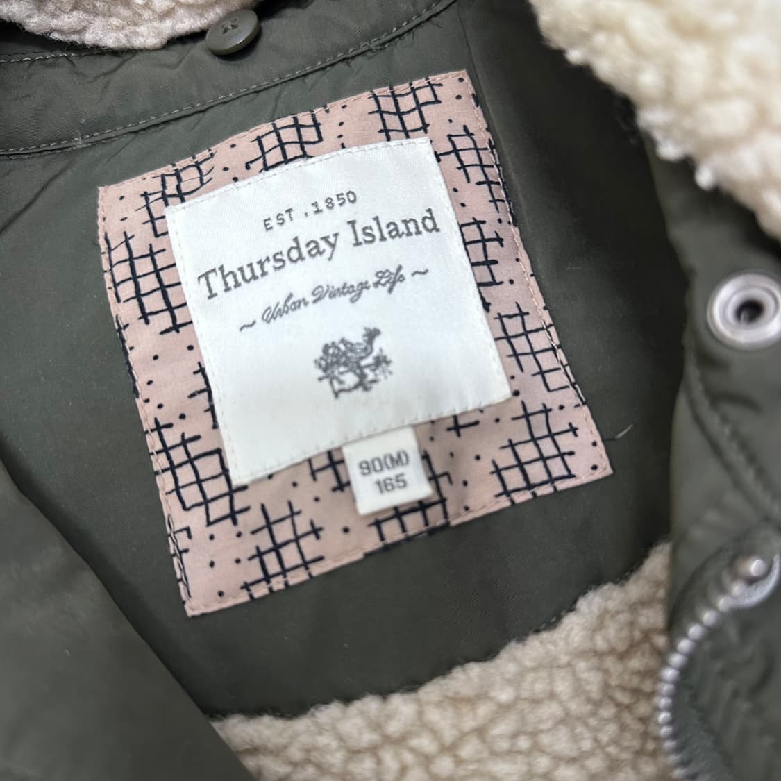 써스데이 아일랜드 여성 롱 야상 자켓 점퍼 90(M) 상품이미지4