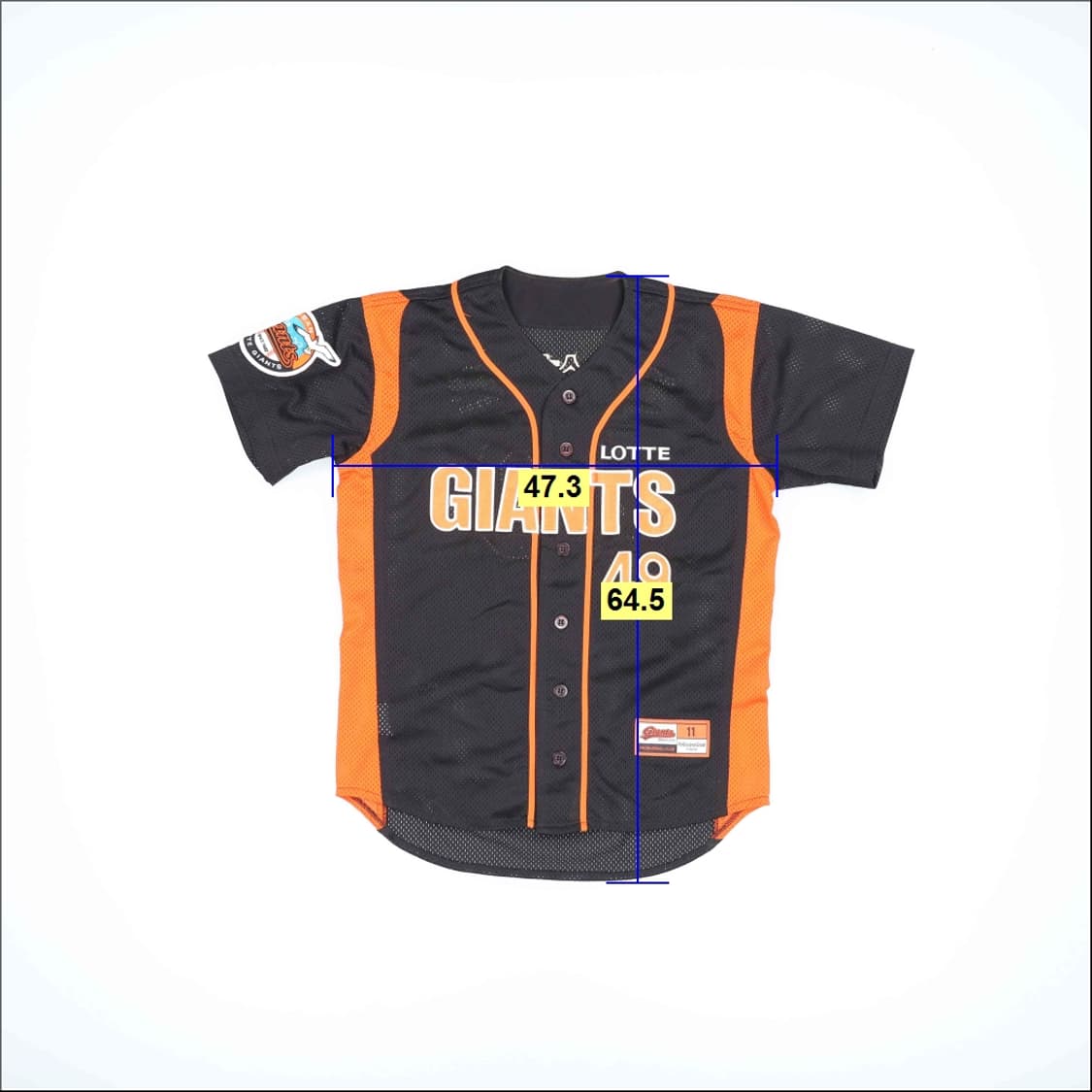 90정도 롯데자이언츠 홍성흔 유니폼 0122H1 상품이미지4