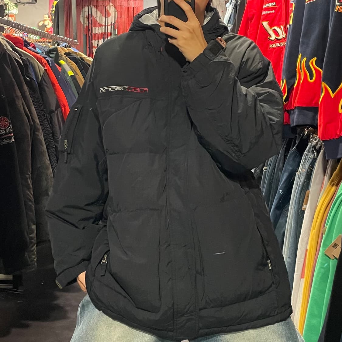 [IM] FUBU 푸부 블랙 돕바 패딩 상품이미지3