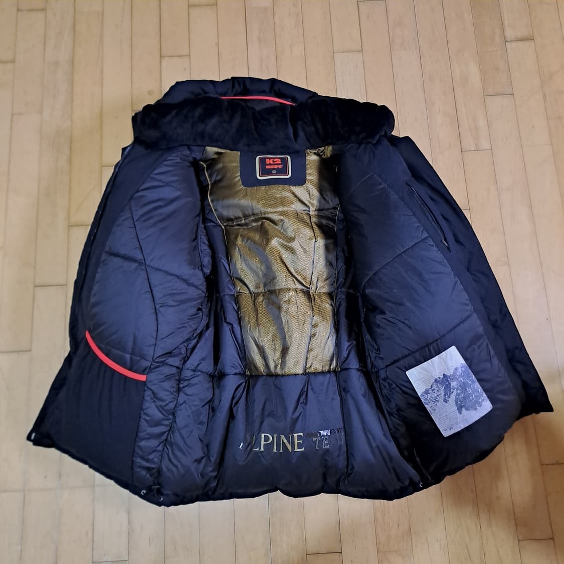 (택포) K2 알파인팀 800 다운 패딩 105 B208 상품이미지7