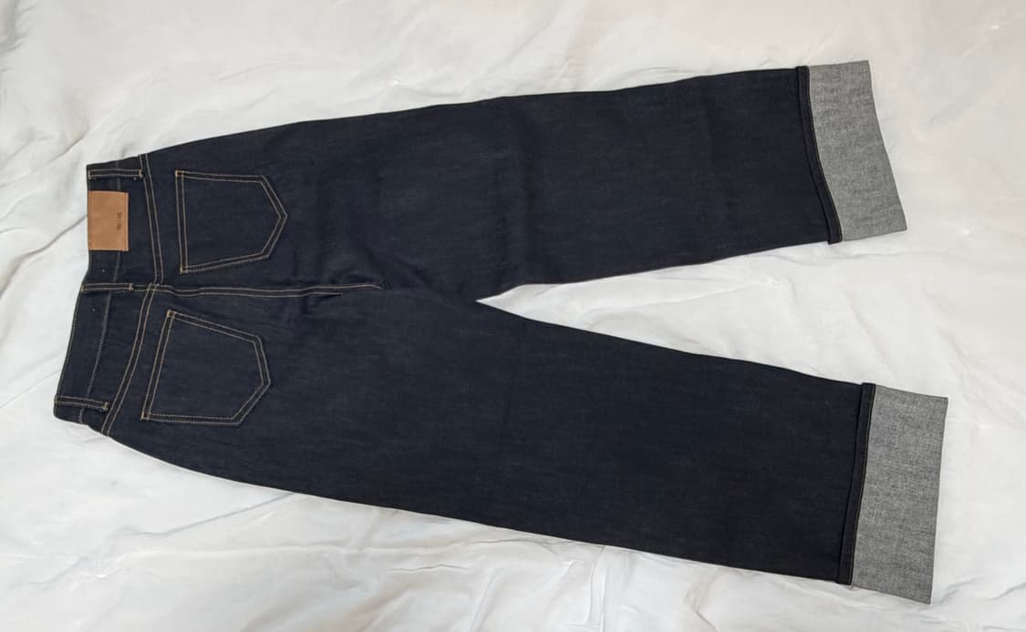 [미 시착 새 상품] 틸아이다이 셀비지 생지데님 s 상품이미지5