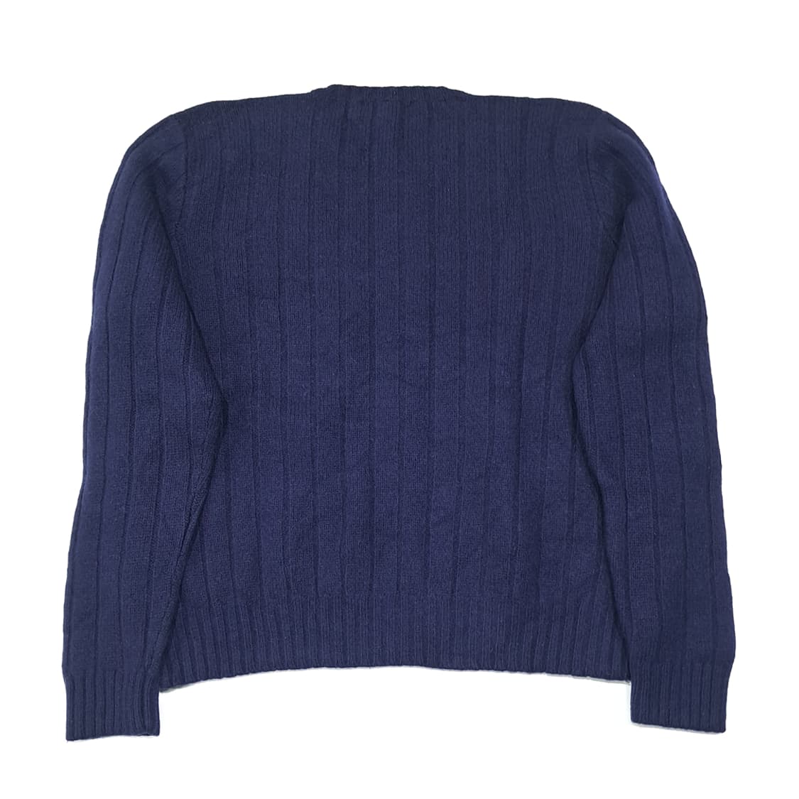 CL387 M 폴로 90s 홍콩판 램스울 케이블 네이비 니트 스웨터 상품이미지6