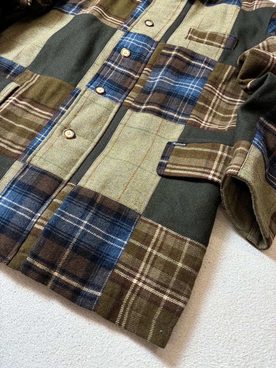 파코네이블 FACONNABLE 90's 패치드 울 코트 PN7995 상품이미지3