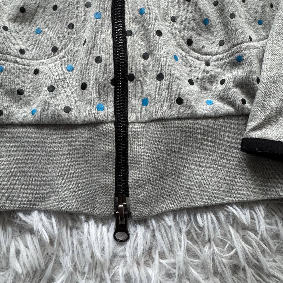 KAPPA 일본빈티지 땡땡이 후드집업 카파 땡땡이후드집업 M 95 상품이미지6