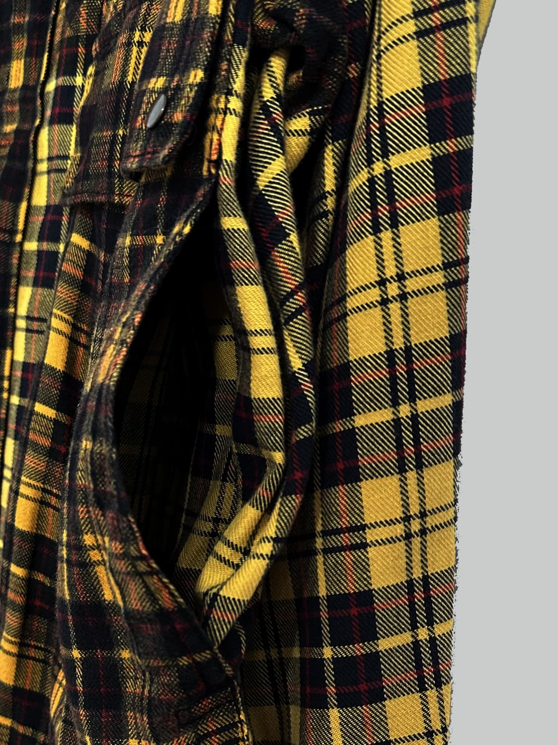 이세이 미야케 체크 집업 자켓 상품이미지5