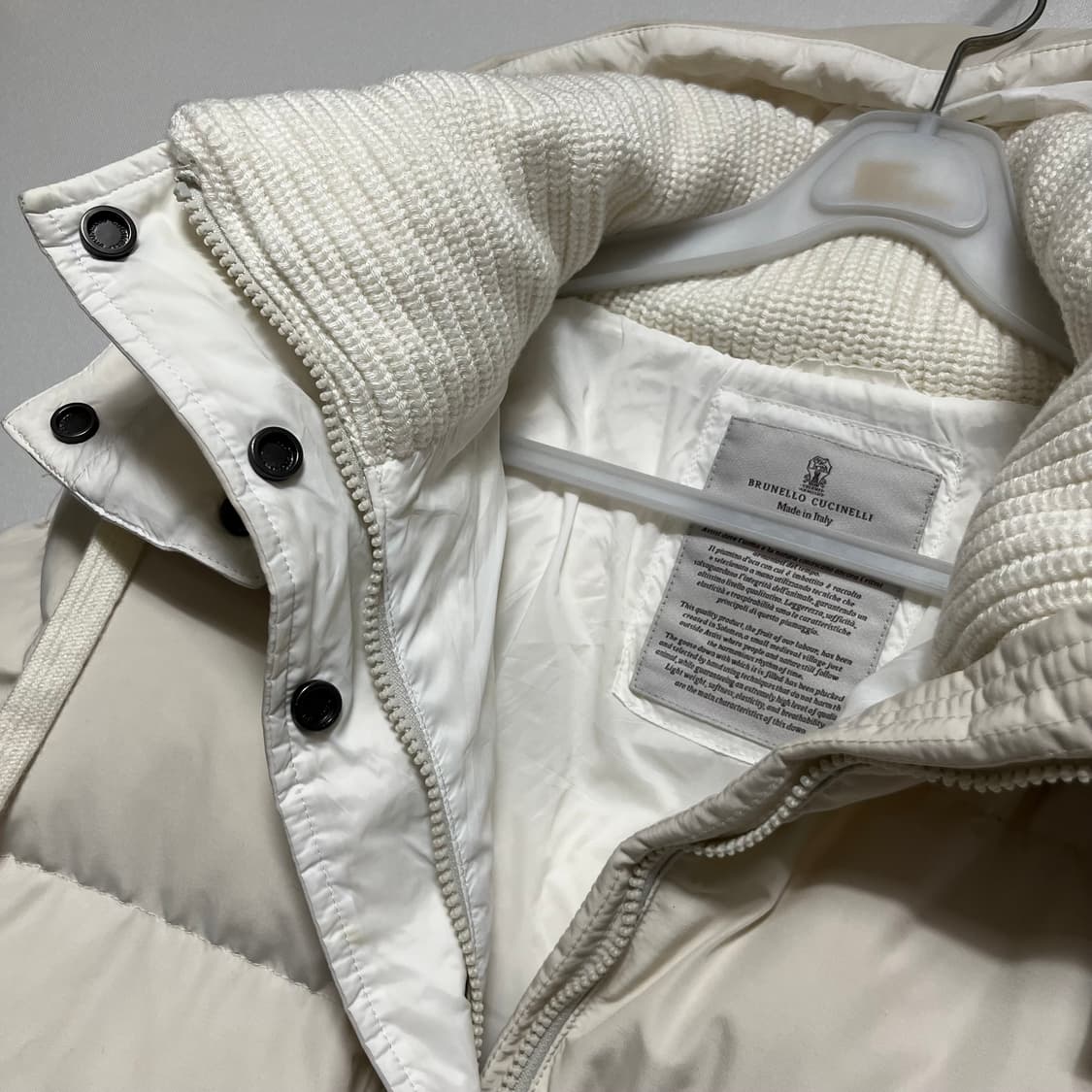 브루넬로 쿠치넬리 Brunello Cucinelli  화이트 다운 코트 상품이미지4