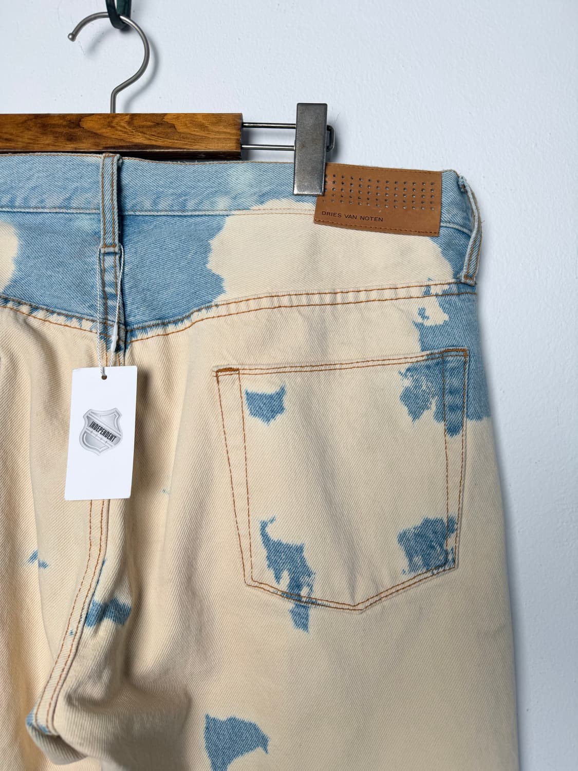 드리스 반 노튼 블리치드 스플래터 진 상품이미지5