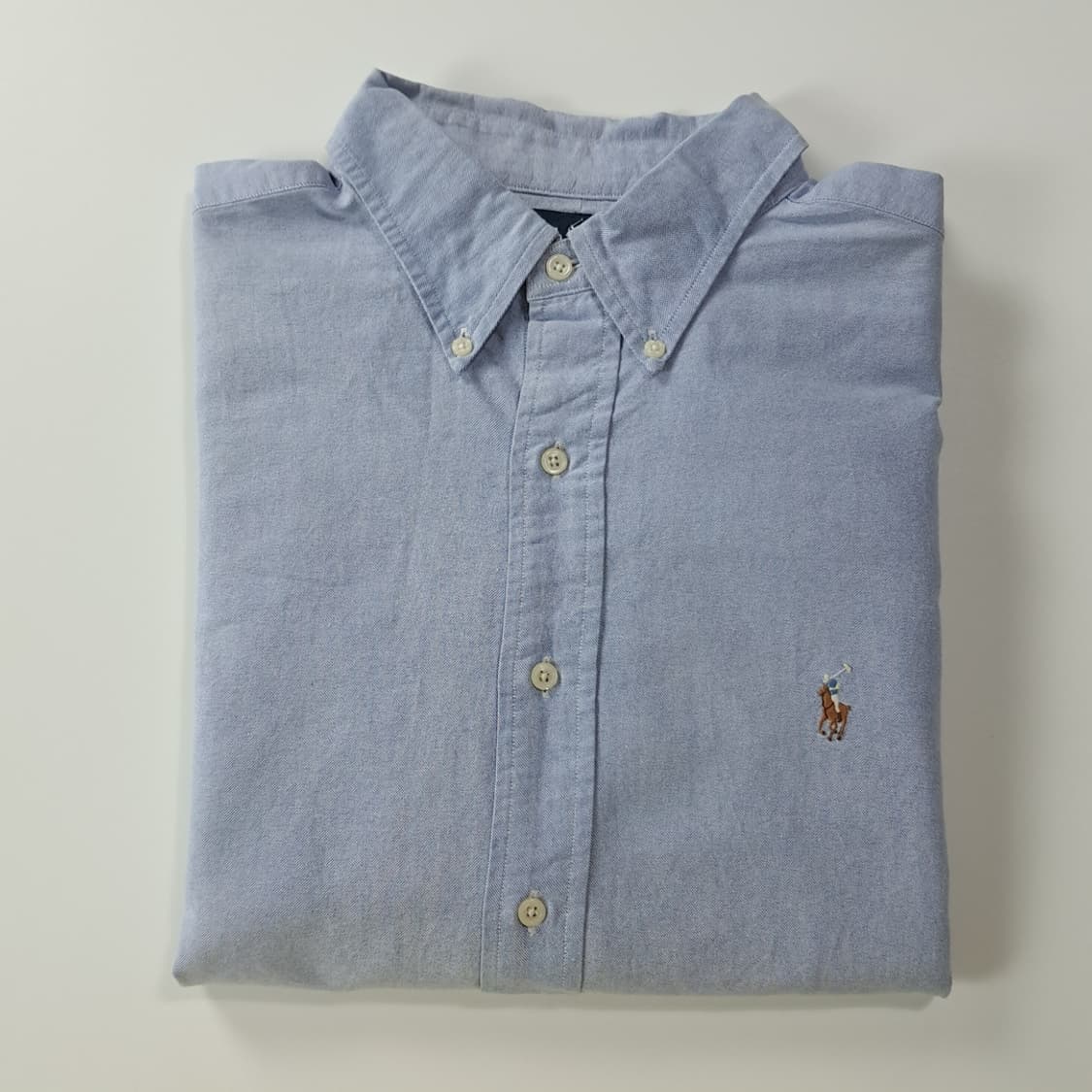 CK395 XL 폴로 90s 야머스 더스티 클래식블루 셔츠 남방 상품이미지7
