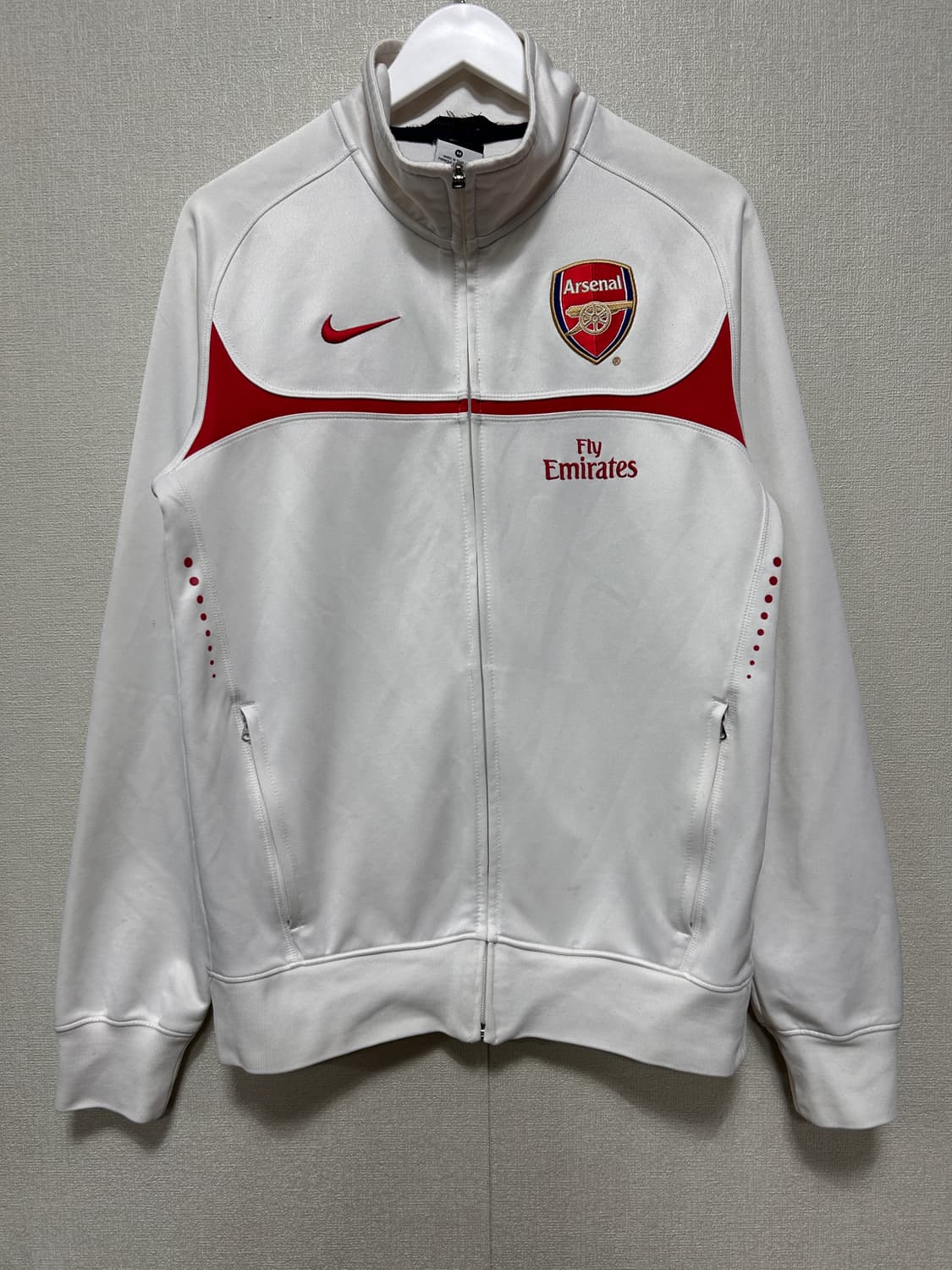 나이키 12-13 아스날 FC 화이트 트랙탑 져지 상품이미지1