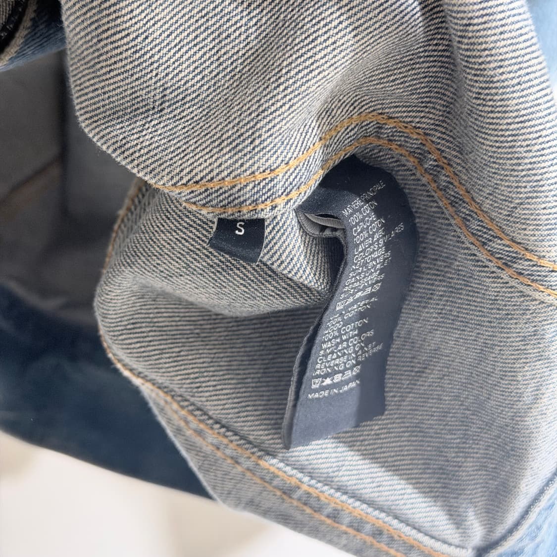 (A+/S) / 셀린느 백로고 후드 데님 청자켓 상품이미지7