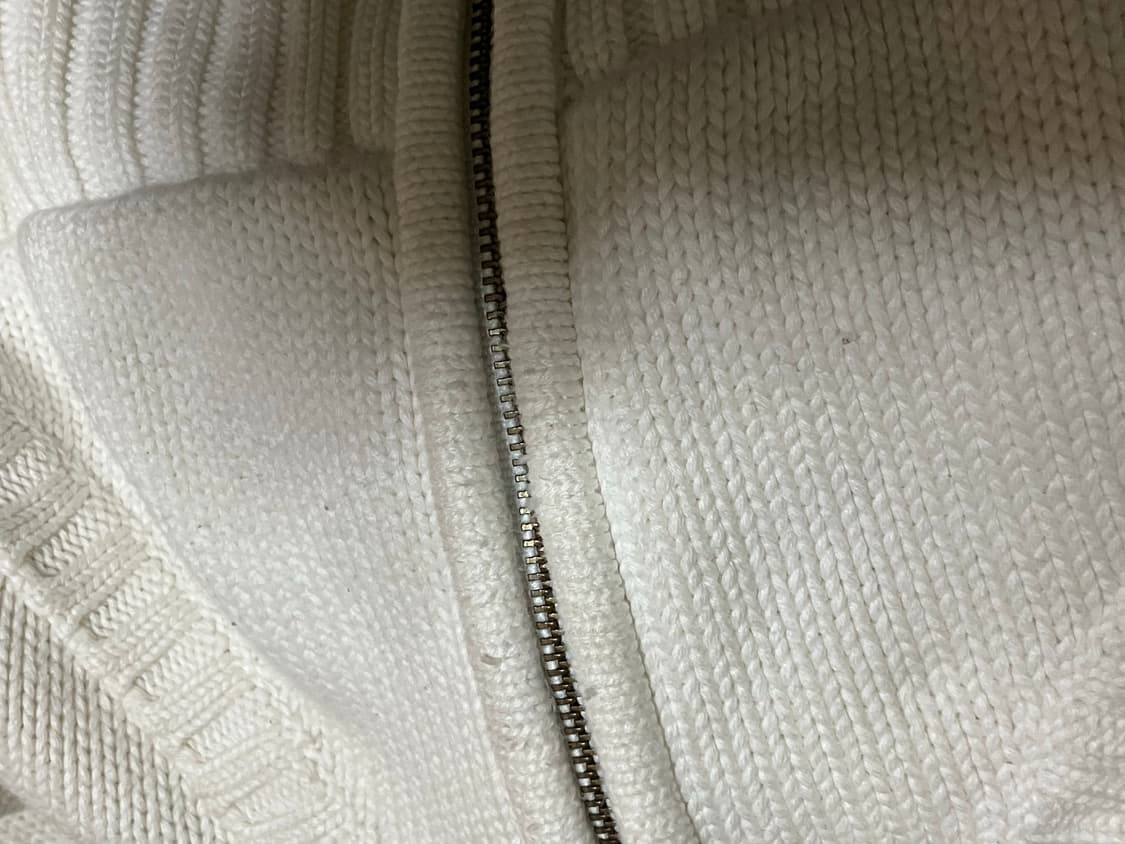 랄프로렌 화이트 니트 후드집업 상품이미지4