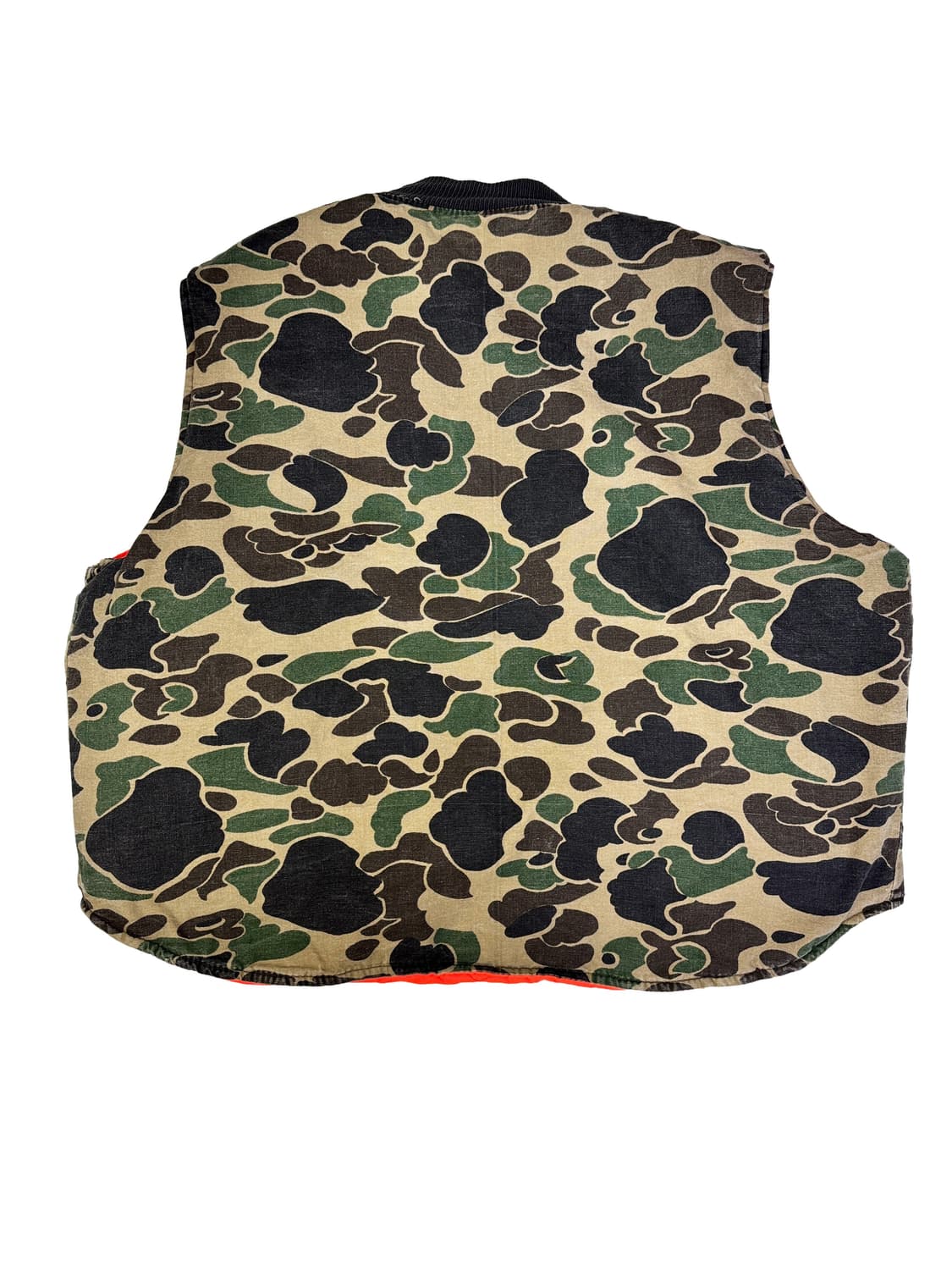 빈티지 덕카모 리버시블 패딩 베스트 OS 상품이미지4