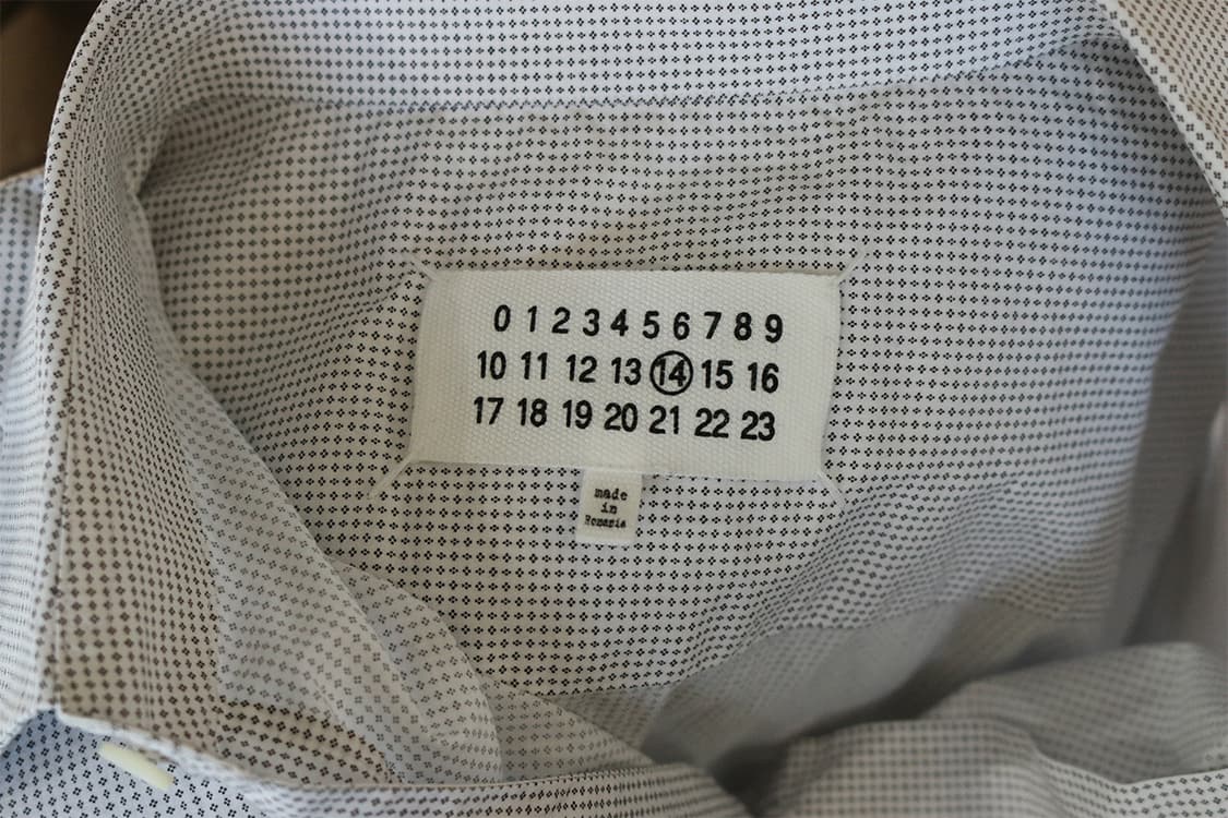 메종 마르지엘라 화이트 도트 셔츠  상품이미지8