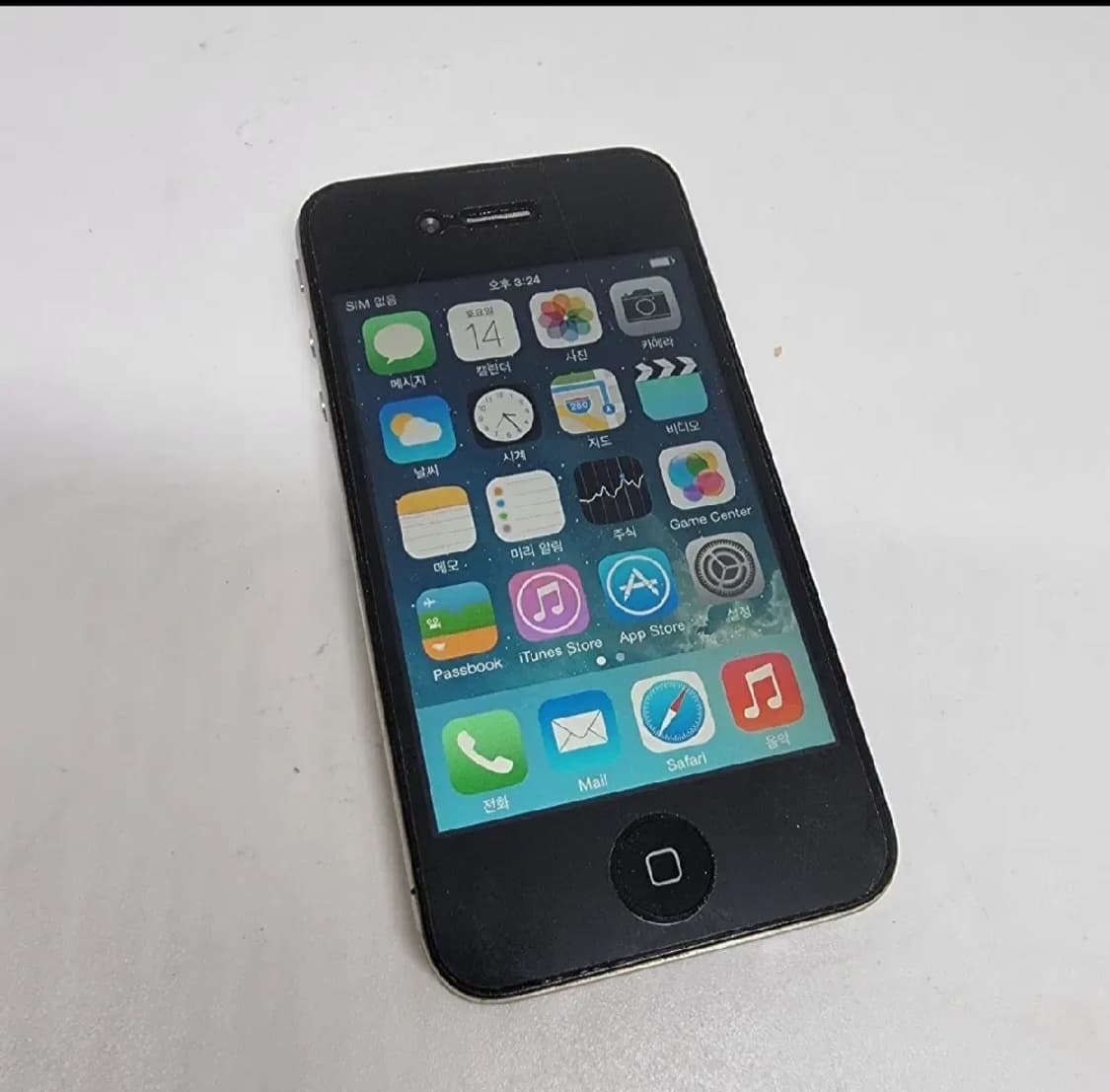 아이폰4 16기가 블랙 빈티지 감성 올드폰 상품이미지2