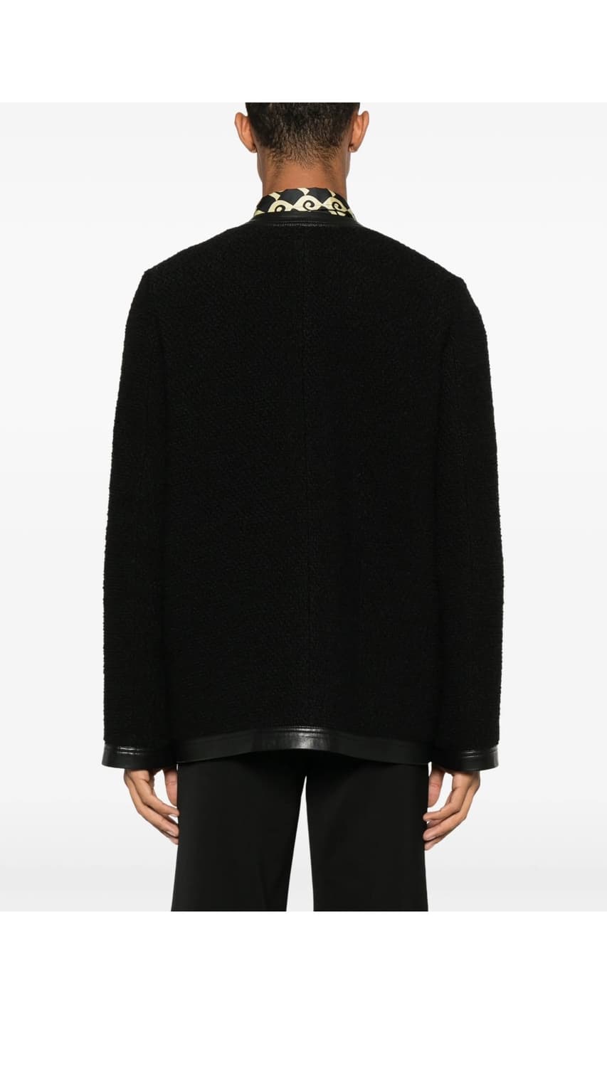 나누슈카 레더 트위드 자켓 s 상품이미지2