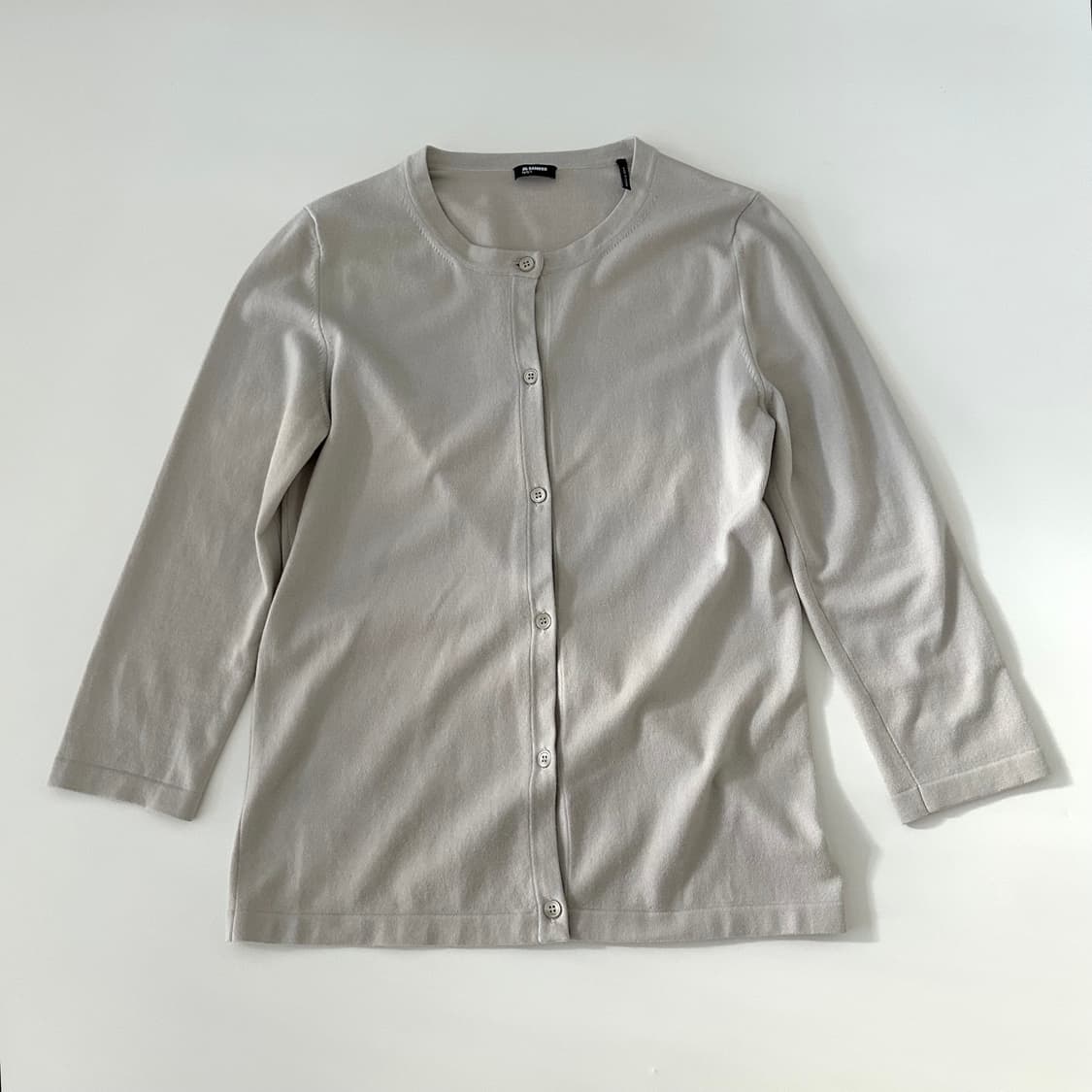질샌더 네이비 jil sander navy 칠부 가디건 상품이미지2
