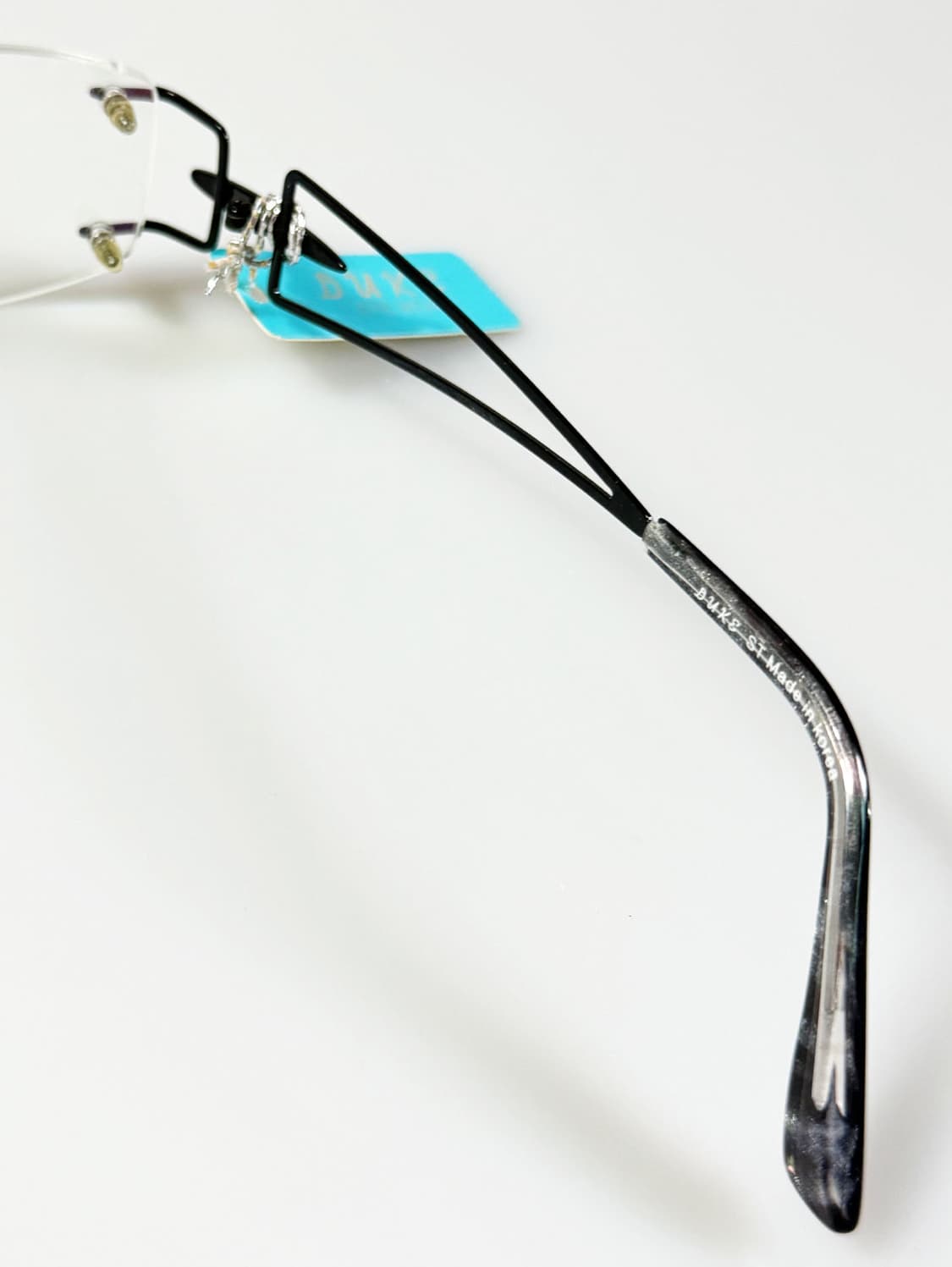 DUKE 무테 스퀘어 메탈 프레임 빈티지 안경 상품이미지6