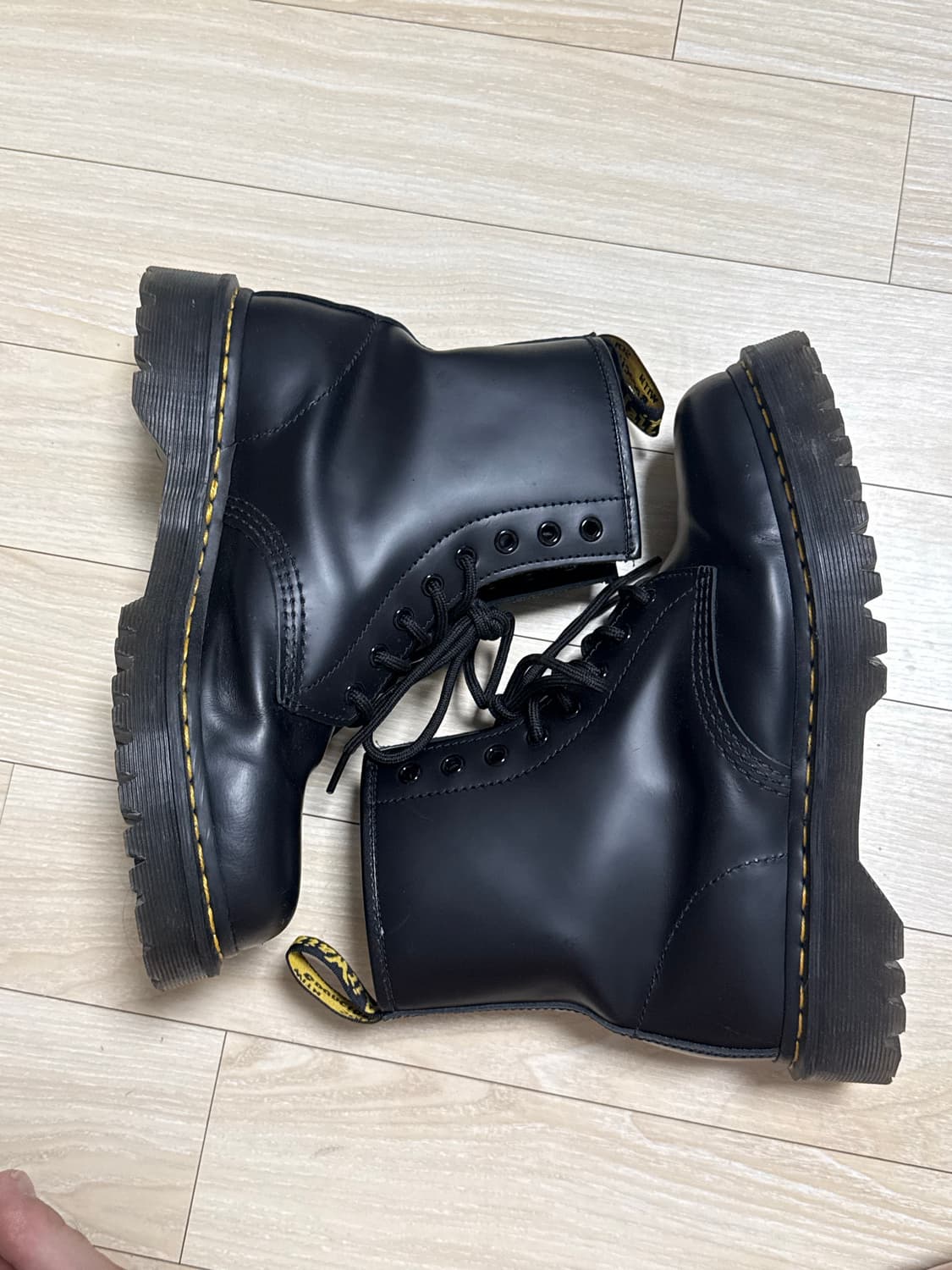 닥터마틴 1460 8홀 벡스 블랙 스무스 270 상품이미지4