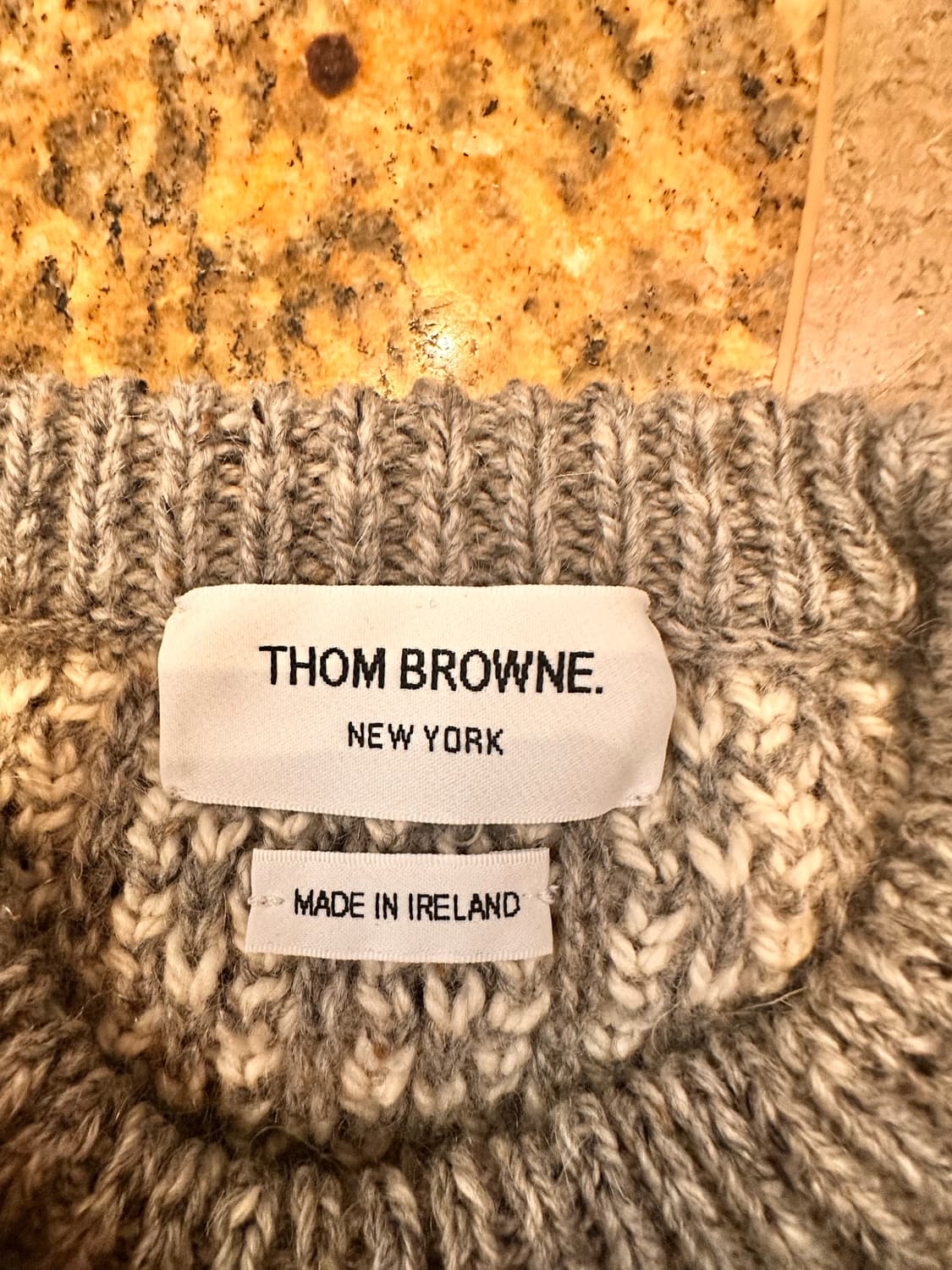 [미시착 새상품] 톰브라운 도네갈 스티치 니트 상품이미지3