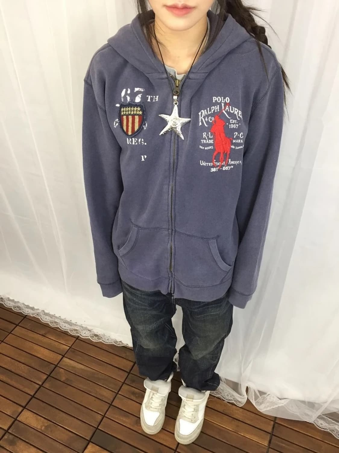 Polo Archive Chief Keef Zip Hoodie 상품이미지2