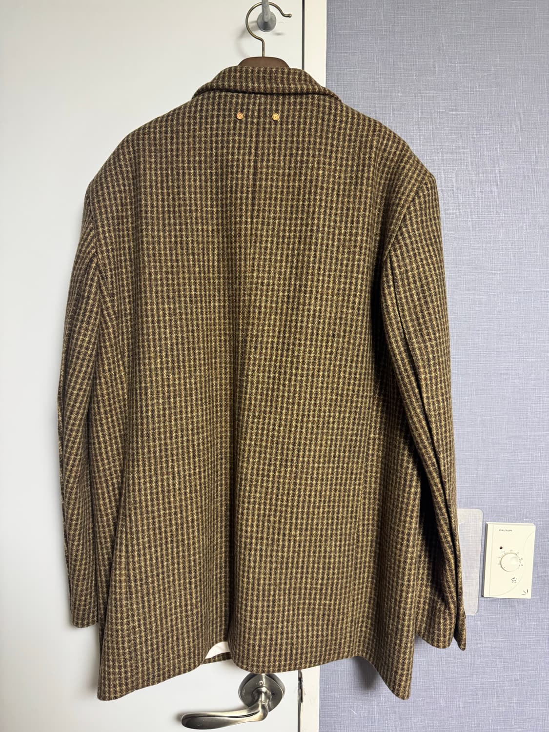 앤더슨벨 브라운 체크 블레이저 L 상품이미지3