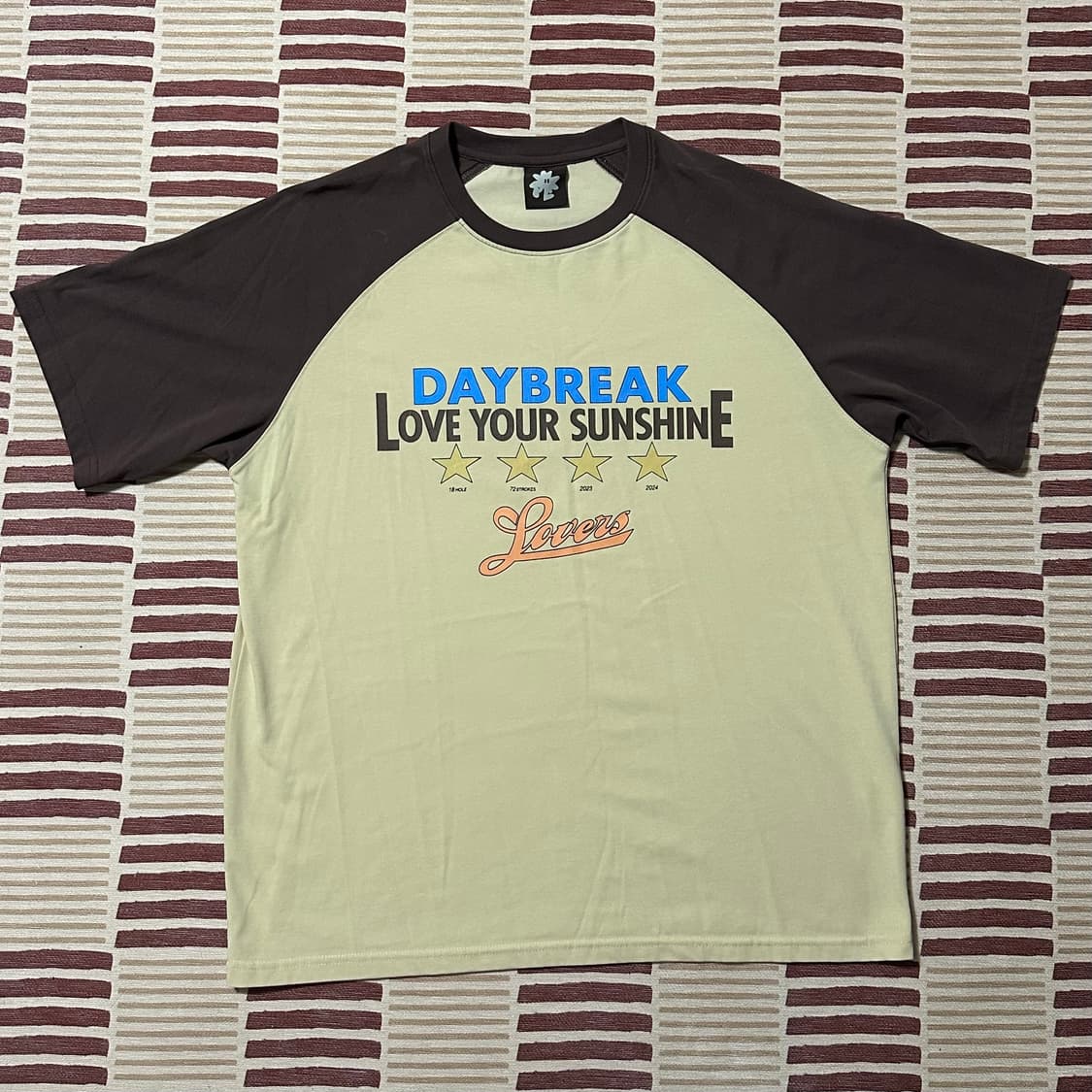 썬러브 SUNLOVE 반팔티 옐로우 SIZE L 상품이미지3