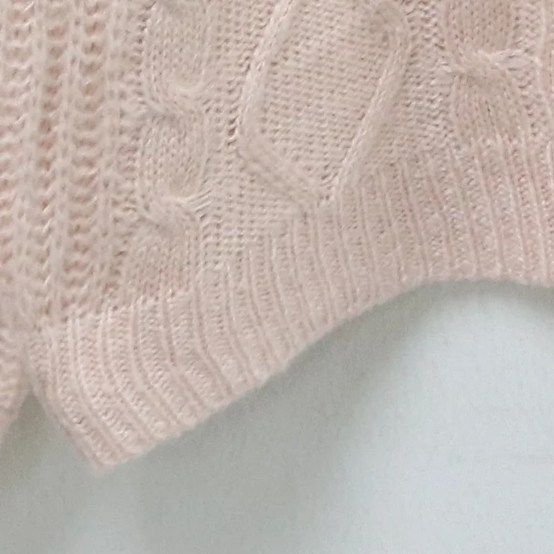 잉그니 딸기우유 히메갸루 터틀넥 니트 62365 상품이미지4